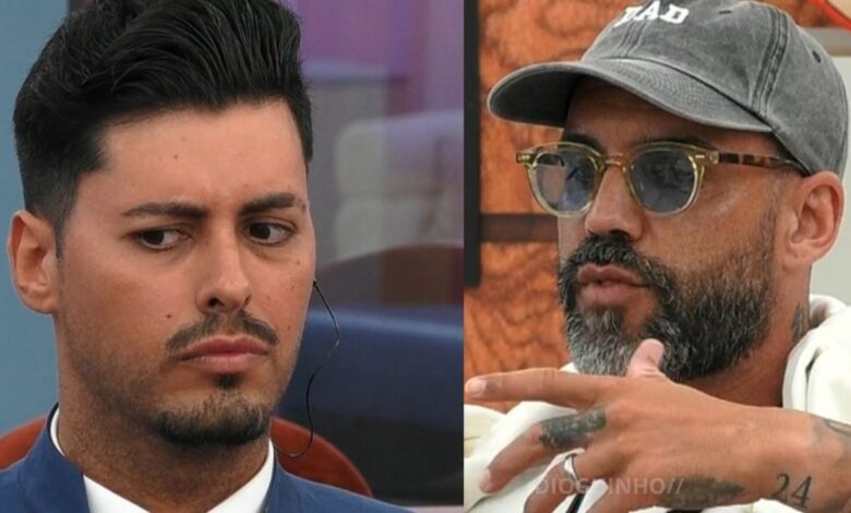 Dinâmica no "Desafio Final" acaba em discussão acesa entre Bruno e Leandro