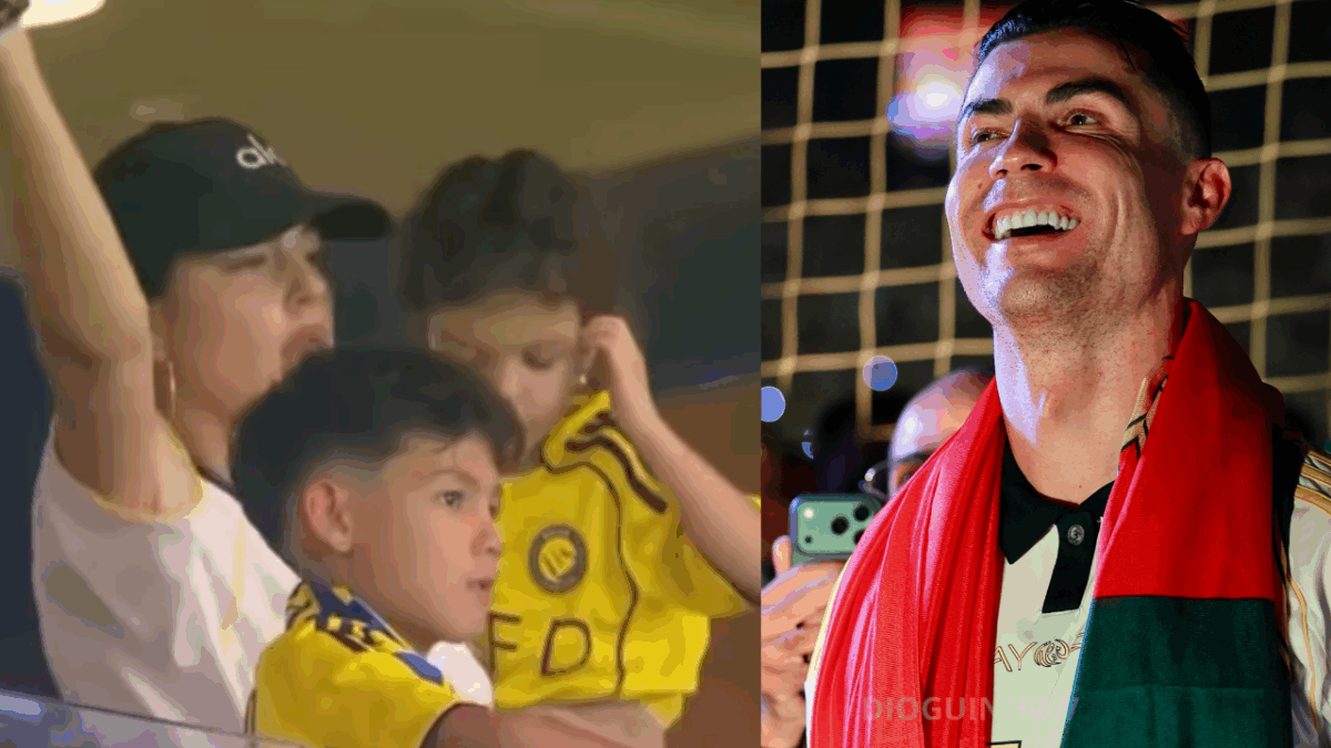 Georgina Rodríguez declara-se a Cristiano Ronaldo após conquista do título saudita