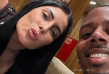 Jéssica Jeremias do Secret Story 10 reencontra Wilson Manafá e é recebida com presentes