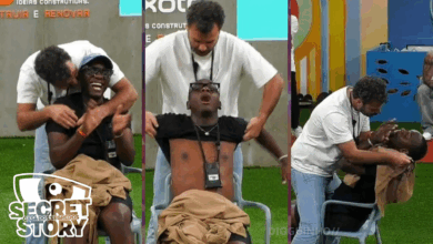 João Ricardo surpreende com 'lap dance' sensual a Leomarte no "Desafio Final"