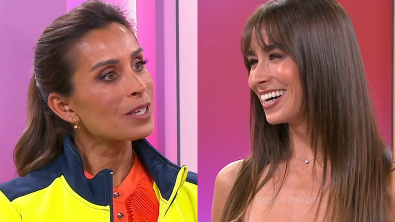 Momento inédito! Mónica Jardim encontra a sua sósia musical no programa da TVI