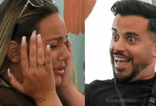 Flávia (Nufla) chora compulsivamente e acusa Pedro Jorge de a 'tratar mal' no "Desafio Final"