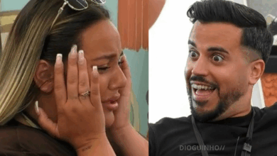 Flávia (Nufla) chora compulsivamente e acusa Pedro Jorge de a 'tratar mal' no "Desafio Final"