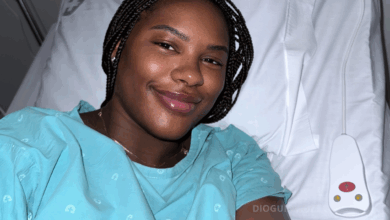 Sharam Diniz estreia-se na maternidade e partilha primeiras imagens da bebé