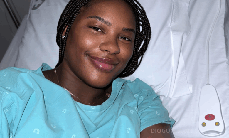 Sharam Diniz estreia-se na maternidade e partilha primeiras imagens da bebé