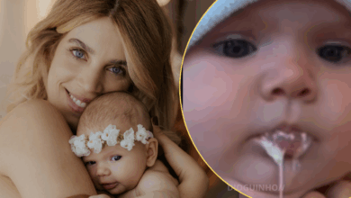 Vânia Sá reage a críticas após vídeo polémico com a filha bebé a bolçar