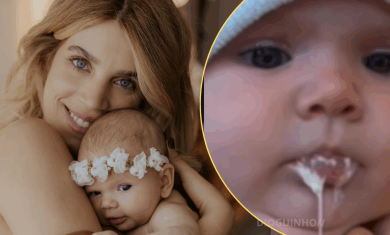 Vânia Sá reage a críticas após vídeo polémico com a filha bebé a bolçar