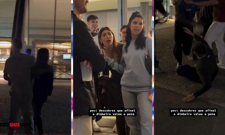 Diogo Maia e Ariana insultados e quase acabou tudo à pancadaria à porta do pavilhão