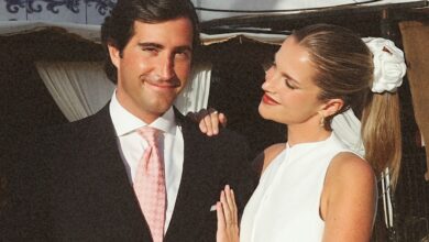 Júlia Palha revela o vestido de noiva no casamento com Frederico Porém Murta