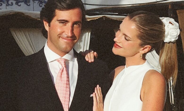 Júlia Palha revela o vestido de noiva no casamento com Frederico Porém Murta