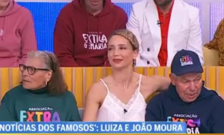 A cara de Luciana Abreu quando falaram da irmã na CMTV... foi 'exposta' pelo canal