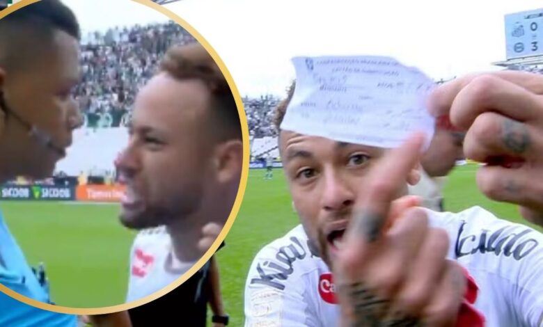 Tudo lhe acontece! Substituição por engano tira Neymar de campo e gera revolta