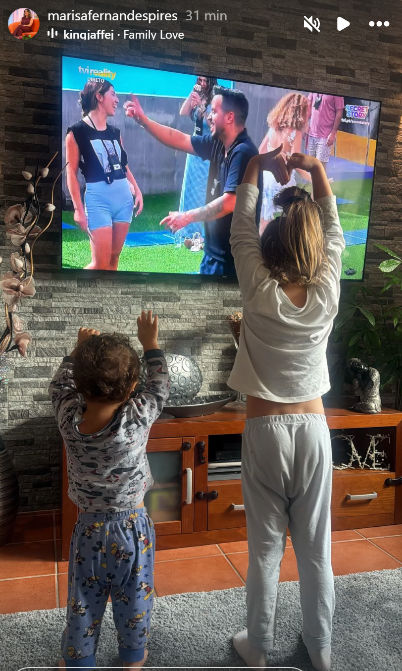 Marisa Pires mostra reação dos filhos ao verem Pedro Jorge no "Desafio Final"