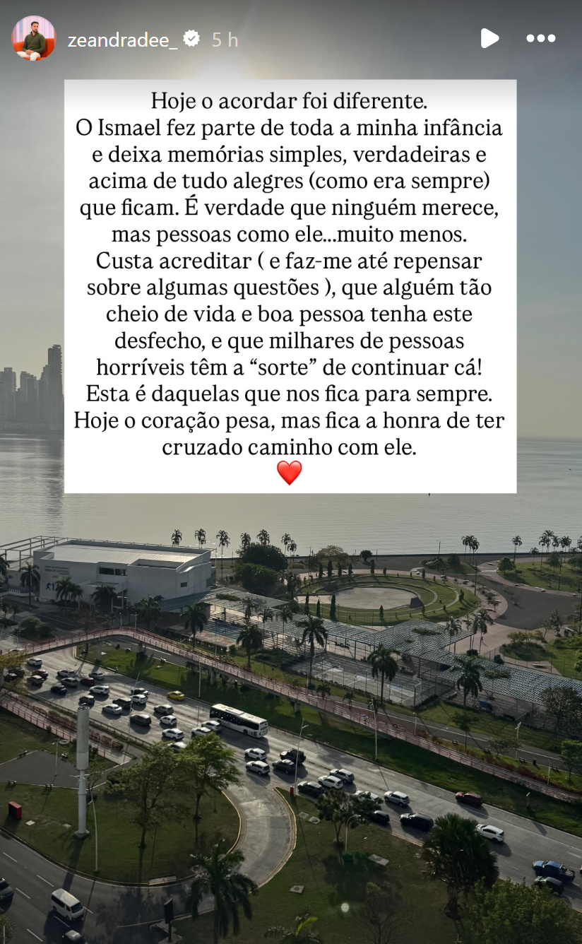 Zé Andrade despede-se do militar que perdeu a vida após salto de paraquedas