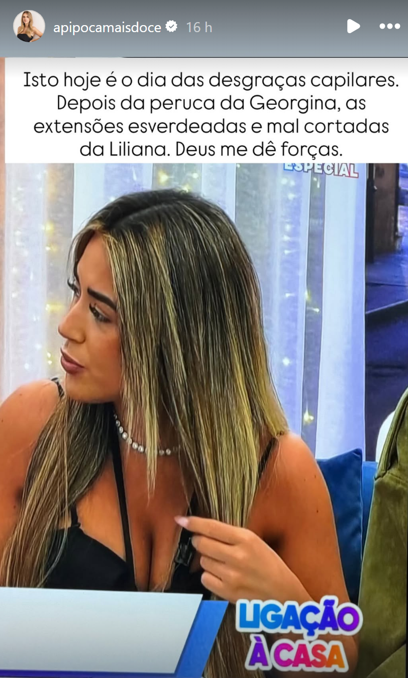 'Pipoca Mais Doce' não perdoa e profere críticas à estética da Liliana Oliveira do "Desafio Final"