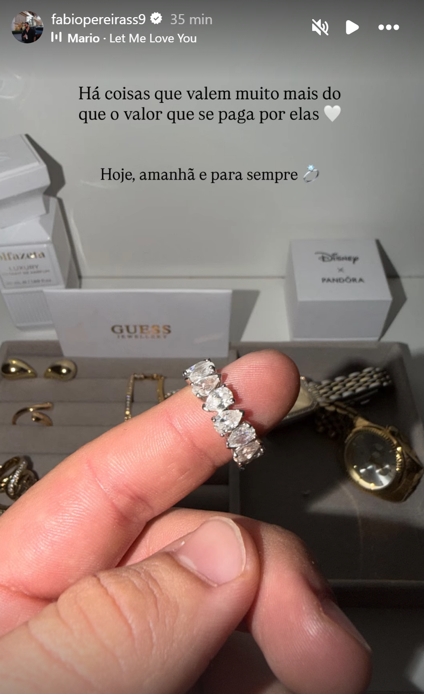 Pedido de casamento na 'Gala'? Fábio Pereira levanta suspeitas e Liliana pode ser surpreendida!