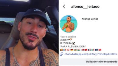 Afonso Leitão perde conta de Instagram após denúncias em massa por publicidade ilegal
