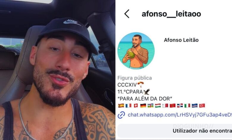 Afonso Leitão perde conta de Instagram após denúncias em massa por publicidade ilegal