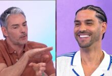 Cláudio Ramos critica novo visual de Gonçalo Quinaz em direto no «Dois às 10»