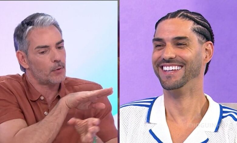 Cláudio Ramos critica novo visual de Gonçalo Quinaz em direto no «Dois às 10»