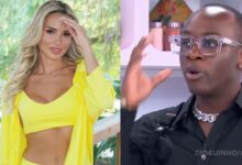 Daniela Santo reage indignada a insultos de Leomarte Freire no «Dois às 10»