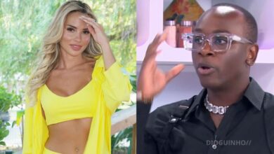 Daniela Santo reage indignada a insultos de Leomarte Freire no «Dois às 10»