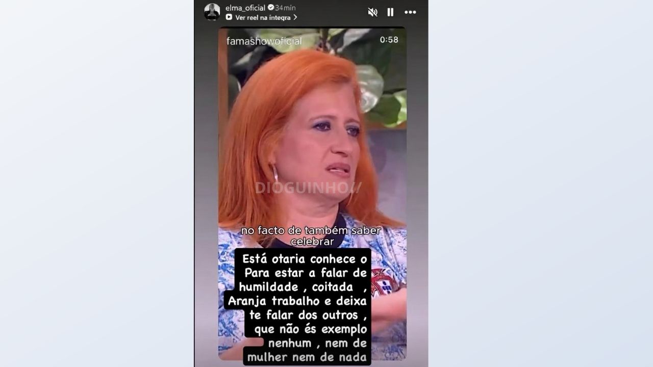 Elma Aveiro arrasa Joana Latino após comentários sobre a humildade de Cristiano Ronaldo
