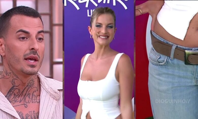 Nelson Lisboa critica visual de Júlia Palha no Rock in Rio: "Parecia que o top nem lhe servia"