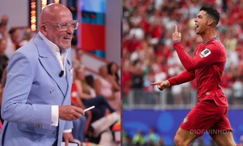 Manuel Luís Goucha 'arrasa' críticos de Cristiano Ronaldo: "Cambada!"