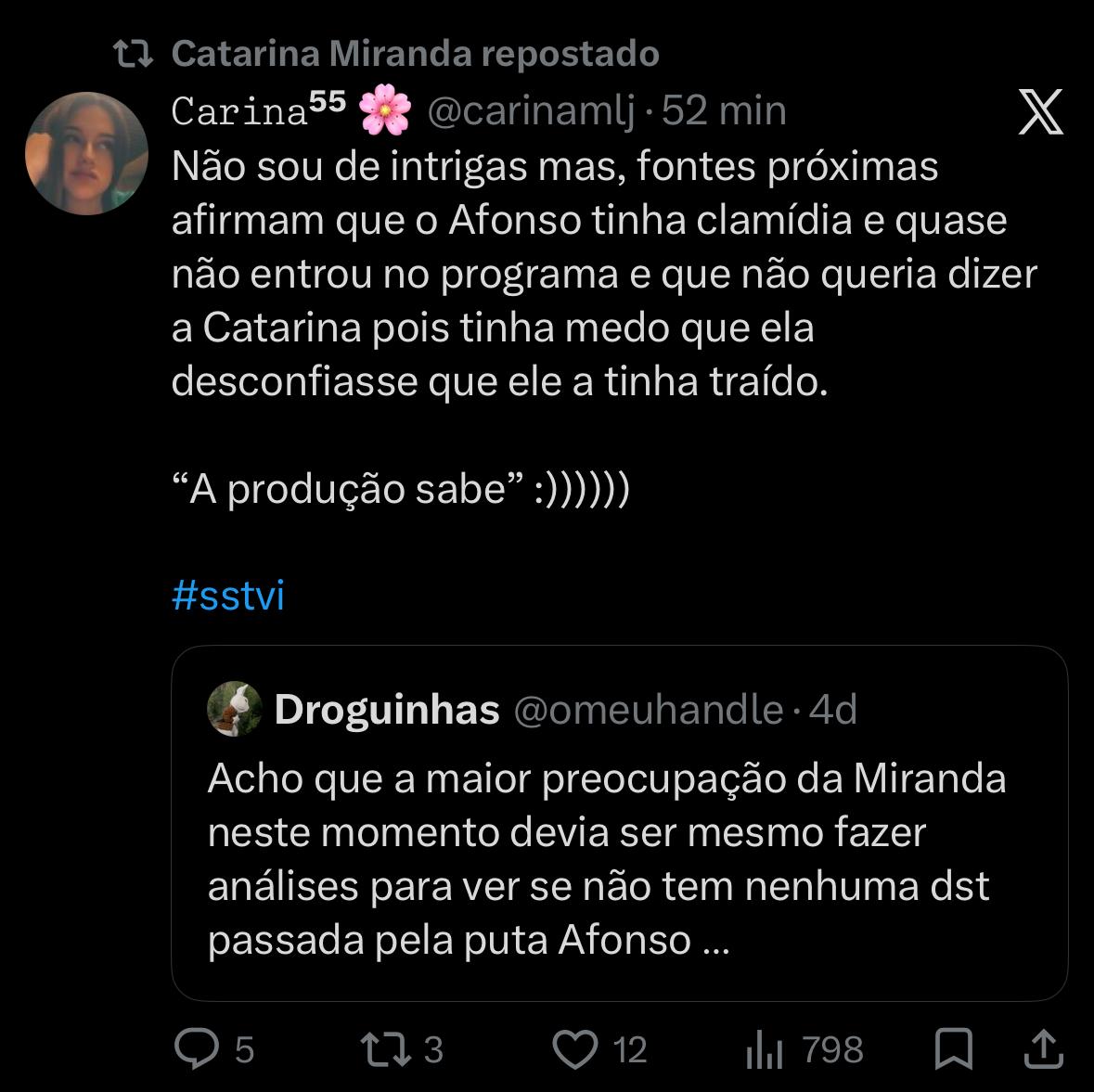 Mãe de Afonso Leitão reage a boato grave partilhado por Catarina Miranda sobre DST!