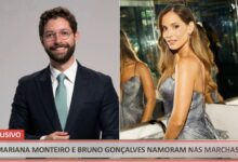Mariana Monteiro e Bruno Gonçalves apanhados em clima romance nas marchas de Lisboa