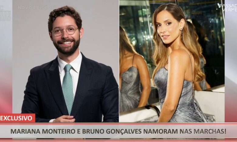 Mariana Monteiro e Bruno Gonçalves apanhados em clima romance nas marchas de Lisboa