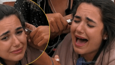 Susto no Desafio Final: Colegas obrigados a intervir após Sara sofrer problema com piercing