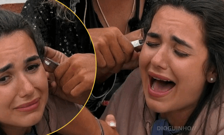 Susto no Desafio Final: Colegas obrigados a intervir após Sara sofrer problema com piercing