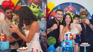 Imagens inéditas: Sara Jesus do Secret Story posa ao lado do pai do seu filho em dia de festa