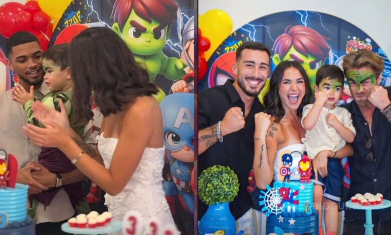 Imagens inéditas: Sara Jesus do Secret Story posa ao lado do pai do seu filho em dia de festa