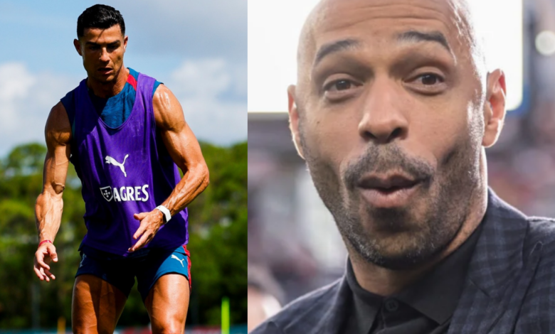 “Está a jogar como um 9, mas nunca foi um 9”: Henry arrasa postura de Ronaldo
