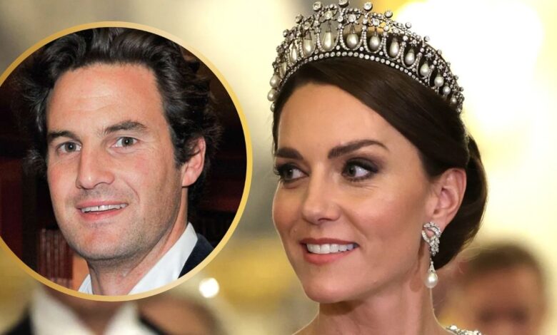 Kate Middleton cruza-se com ex-namorado em casamento de Peter Phillips