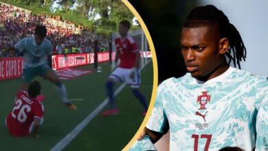 Rafael Leão reage à expulsão frente ao Chile e garantiu "Apenas quis..."