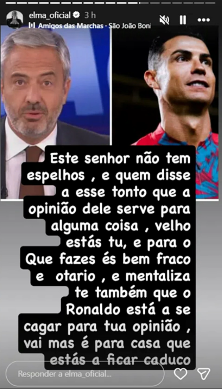 Joana Latino critica Elma Aveiro após insultos a Carlos Daniel: "Esbardalha-se na má educação"