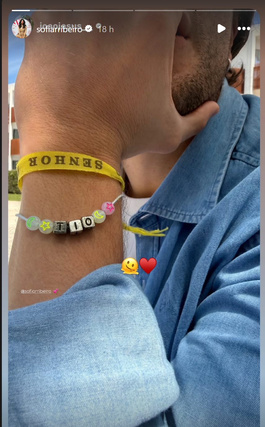 O amor está no ar! João Jesus e Sofia Ribeiro assumem paixão nas redes sociais