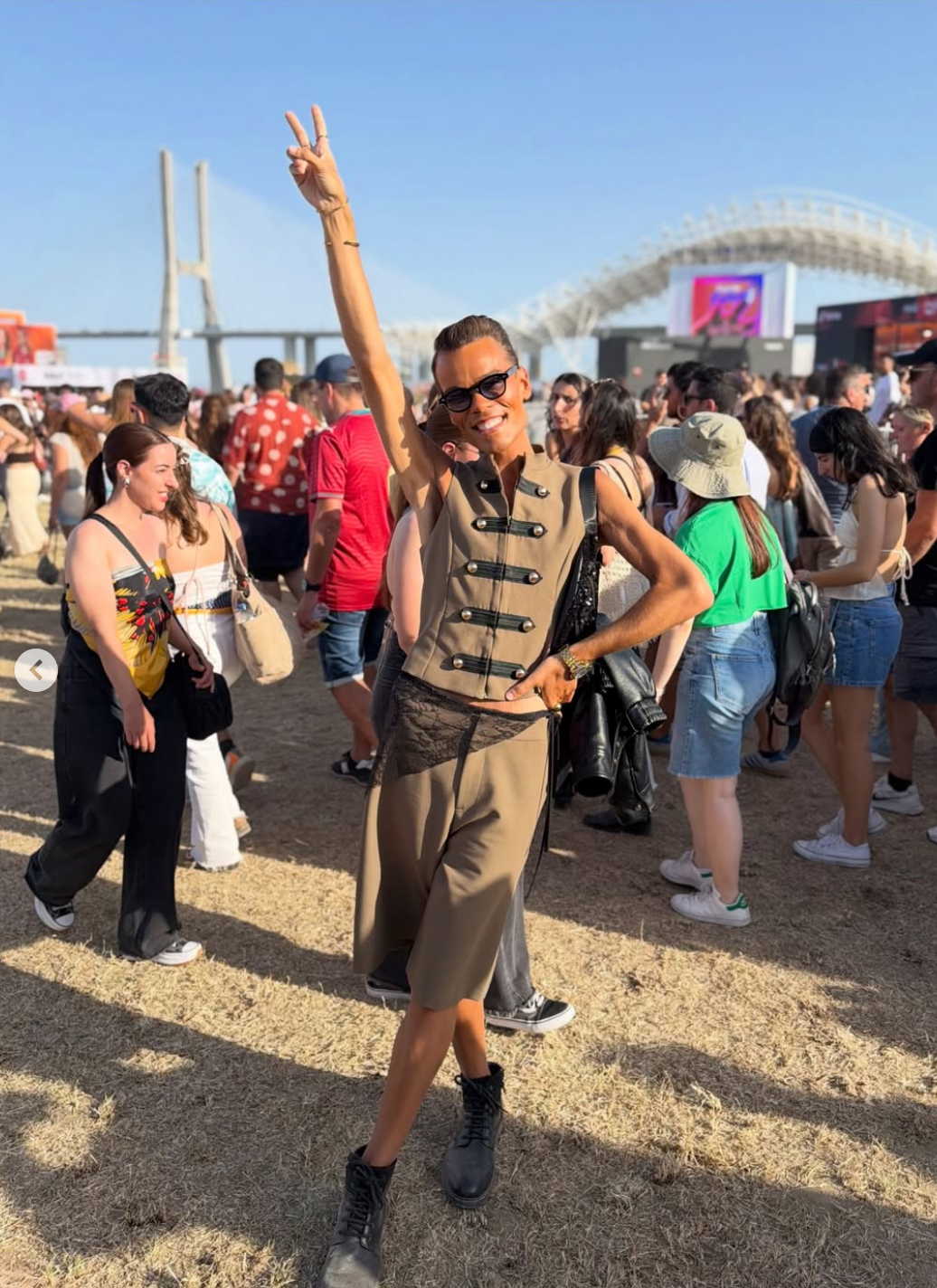 Os visuais dos famosos que estão a marcar o dia de Katy Perry e Charlie Puth no Rock in Rio