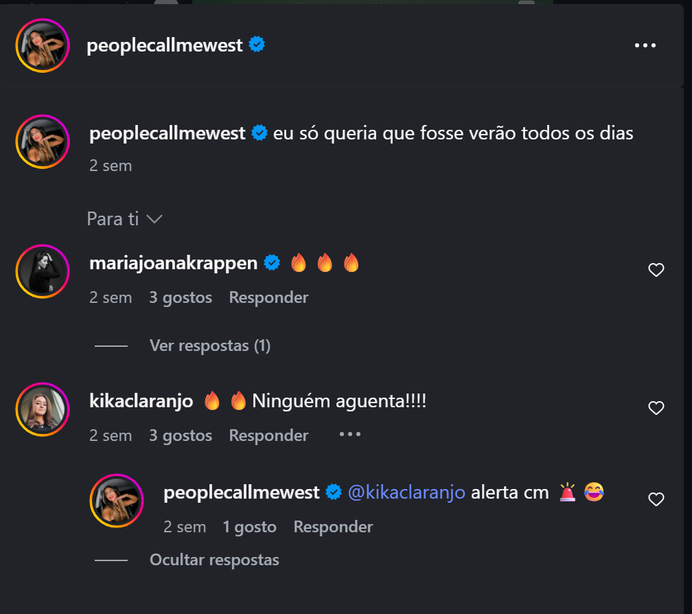 Joana d'Albuquerque elogiada pela filha de Tânia Laranjo nas redes sociais: "Alerta CM!"