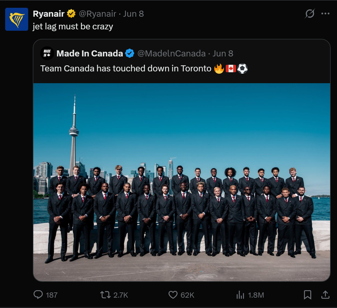 Ryanair eleva a fasquia nas redes sociais e 'ataca' Cristiano Ronaldo antes do Mundial