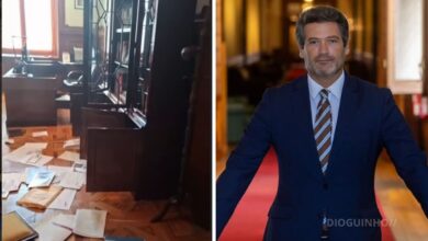 André Ventura expõe imagens do seu gabinete vandalizado no Parlamento