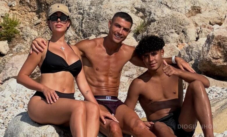 CR7 e Georgina Rodríguez desfrutam de férias em luxuoso iate em Palma de Maiorca