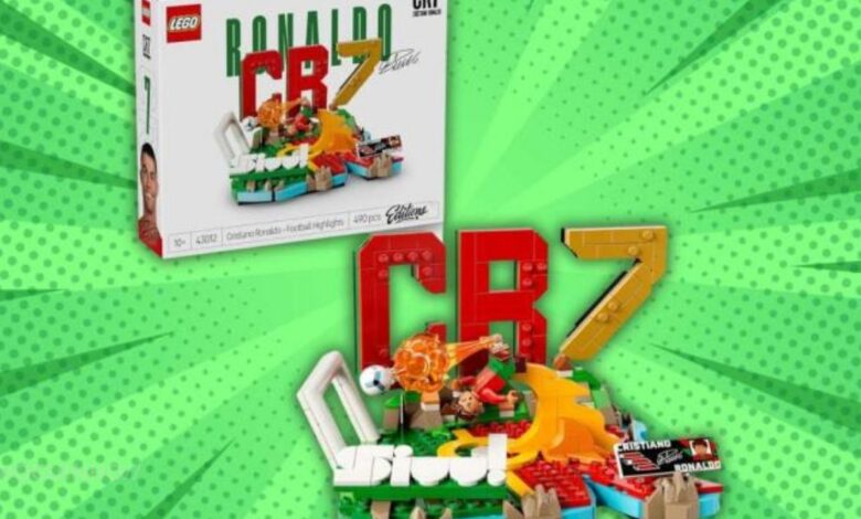 LEGO lança set de Cristiano Ronaldo para fãs e colecionadores