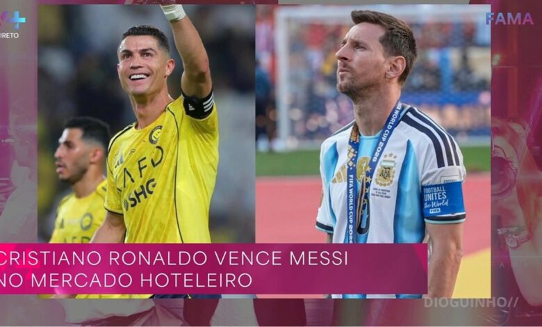 "Ronaldo vence o Messi?": Negócios hoteleiros de CR7 e Messi em análise no «V+ Fama»