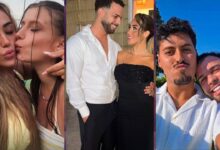 Liliana Oliveira surpreende Fábio Pereira com festa de aniversário animada
