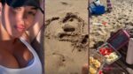 Georgina Rodríguez aproveita dia de praia em Portugal com as crianças